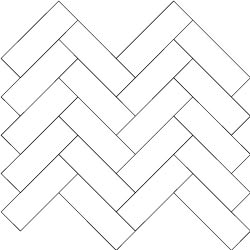 Mozaika trójkąty - wzór 4